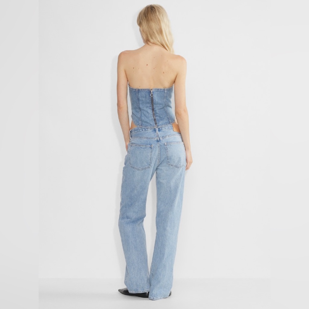 DENIM FORUM Bustier Top - Picture 2 of 3